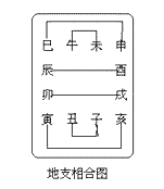 地支六合图